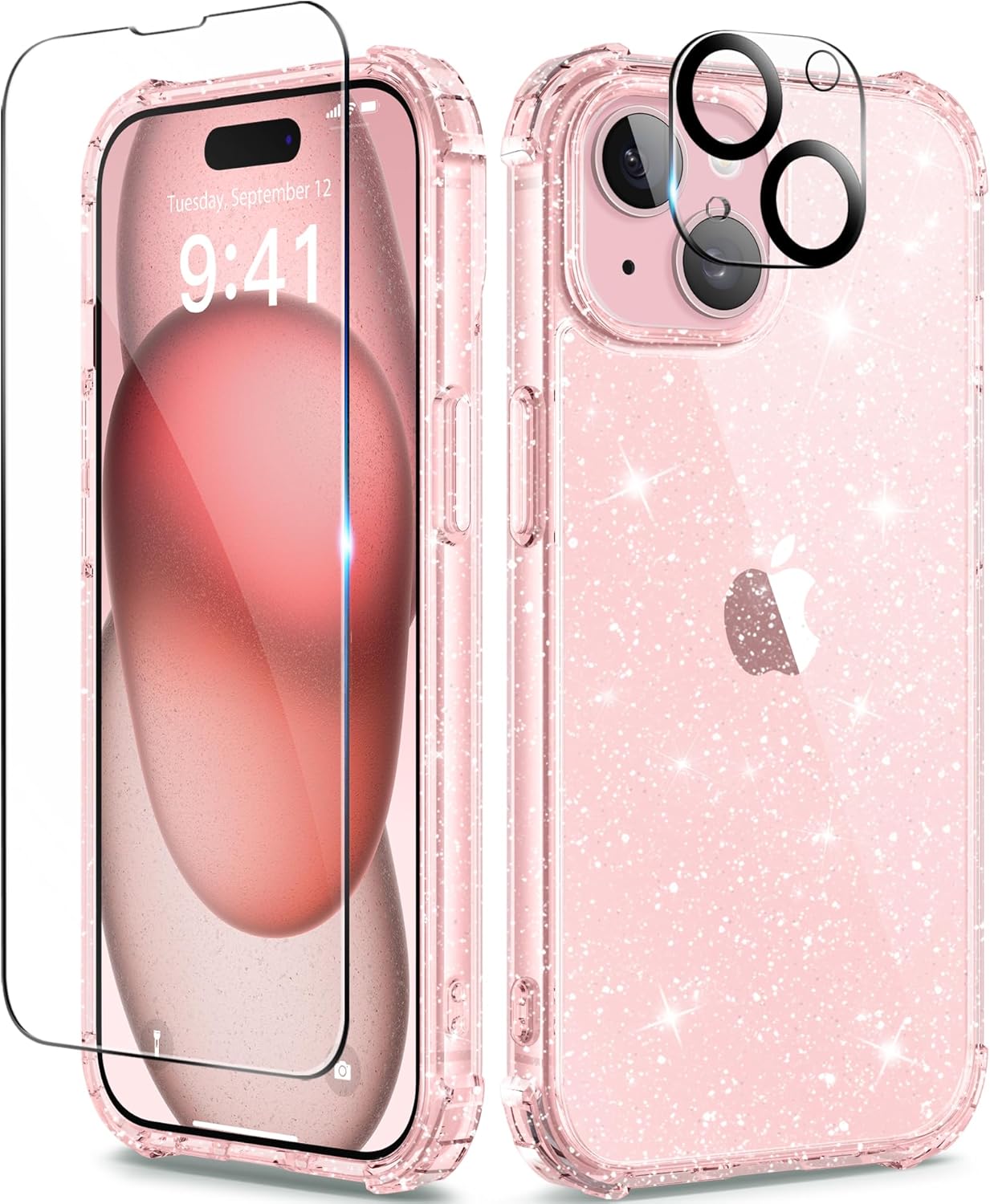 iPhone 15 Glitter Case