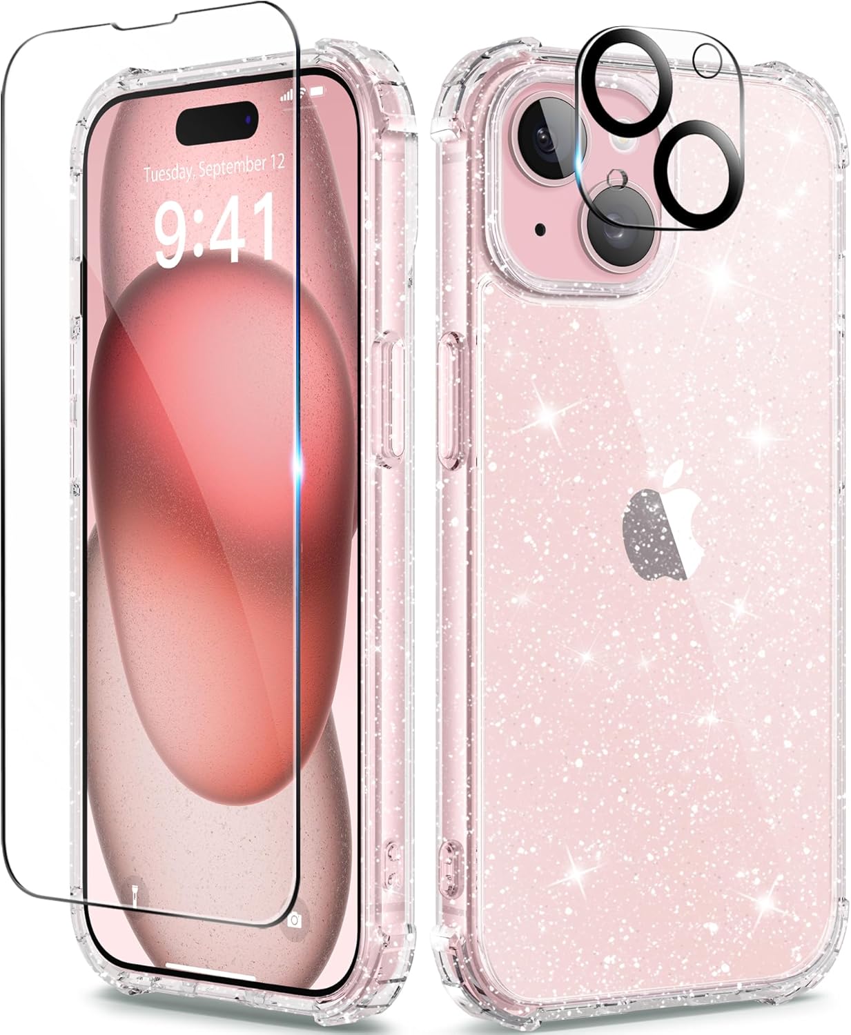 iPhone 15 Glitter Case