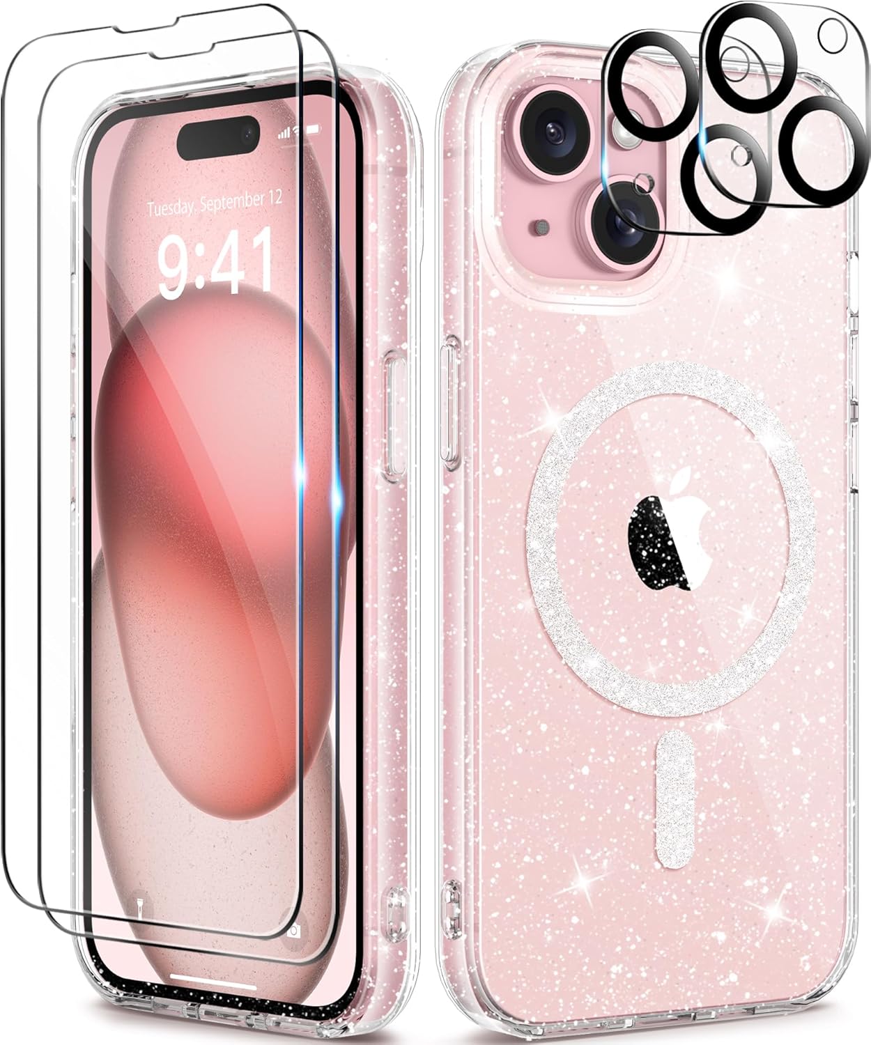 iPhone 15 Glitter Case